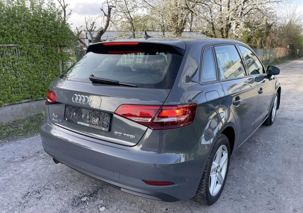 Audi A3 cena 33900 przebieg: 95000, rok produkcji 2019 z Ostrzeszów małe 277